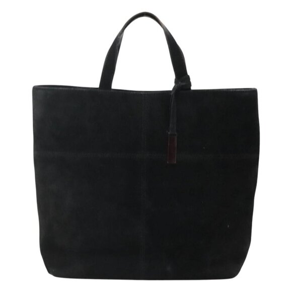 GUCCI Hand Bag Suede Black 002 2113 0475 Auth - Picture 5 of 16